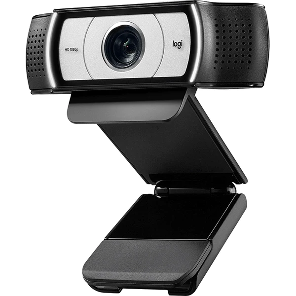 Logitech C930s Webcam Pro HD 1080 for Laptops with Ultra-Wide Angle – Black